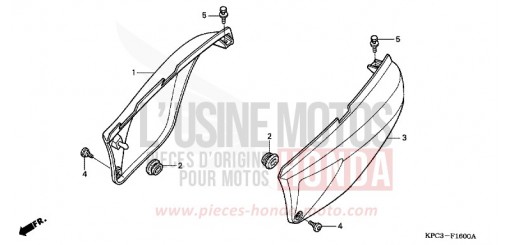 COUVERCLE LATERAL XL125V5 de 2005